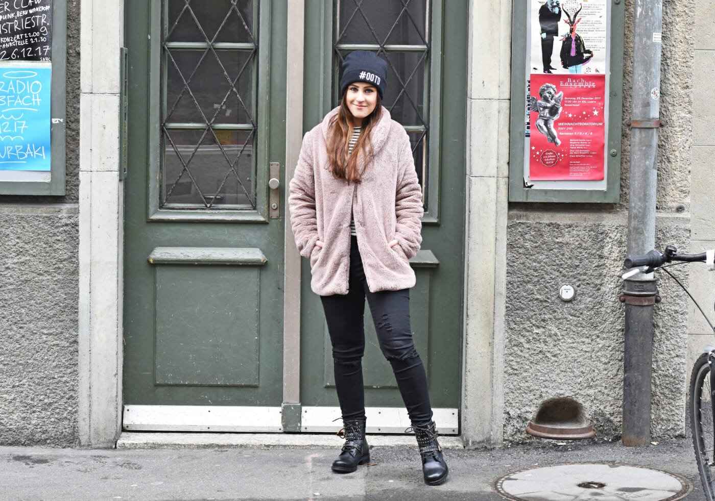Fur Coat Boots Look Fashionblogger