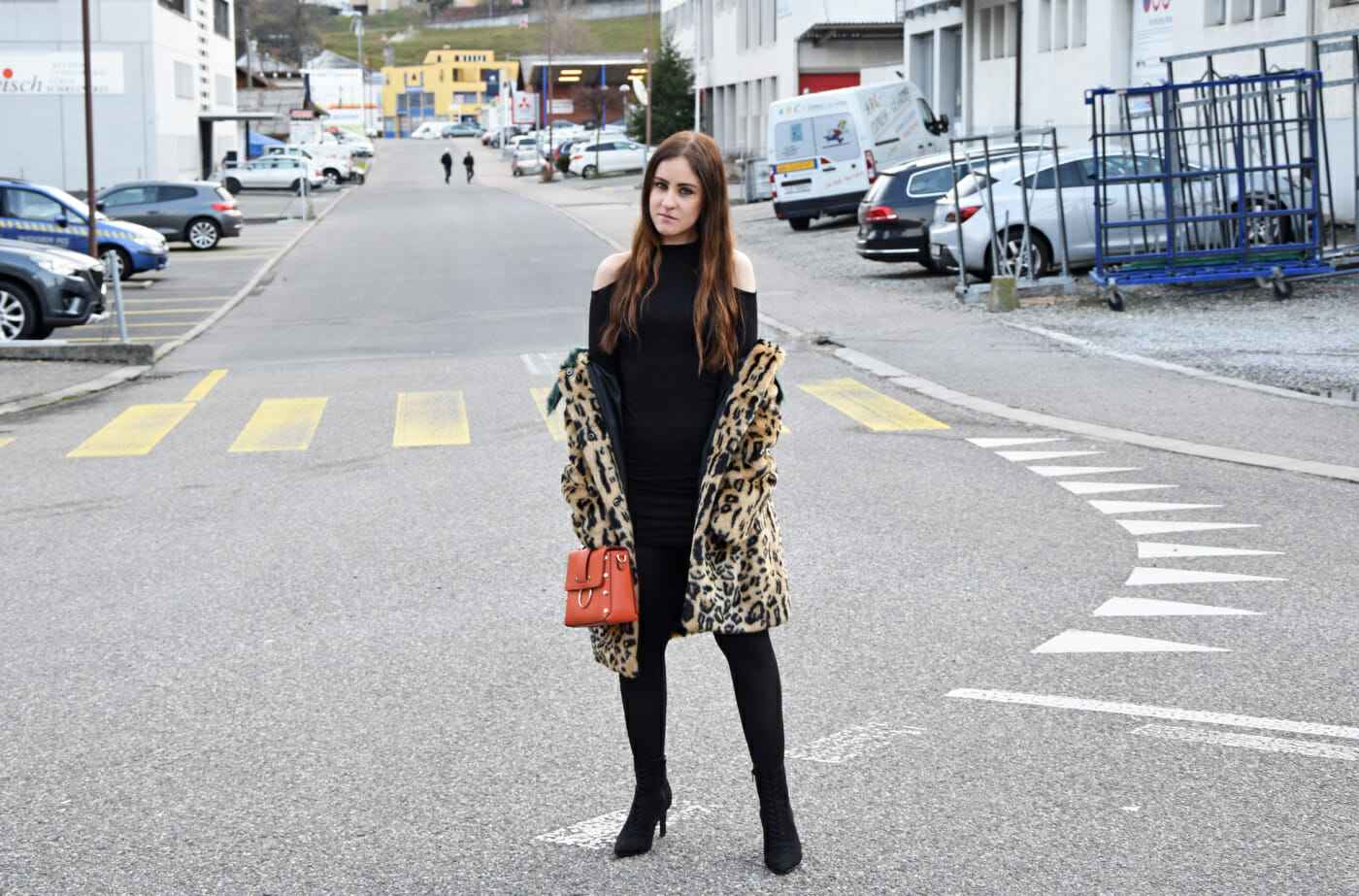 Animal Print Leopard coat look fashionblogger