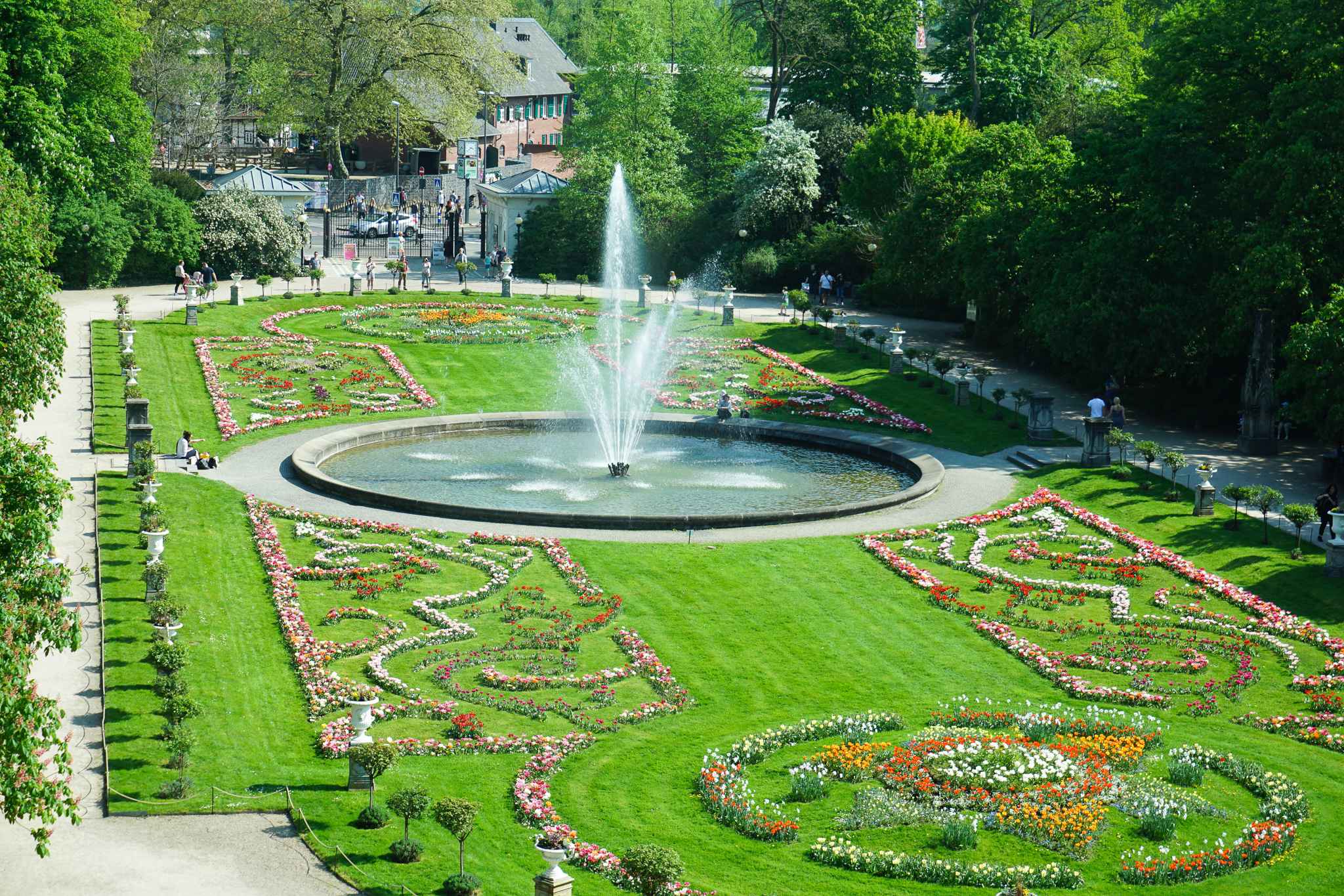 Flora Köln Aussicht Garten