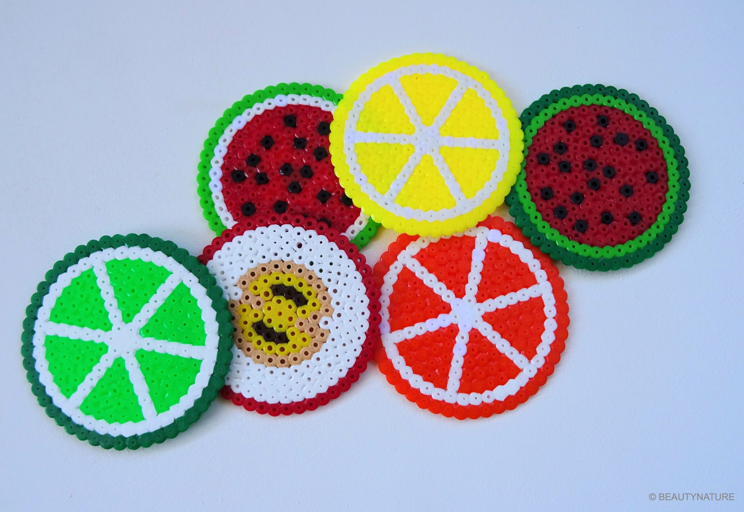 DIY Pearler Beads fruits Bügelperlen