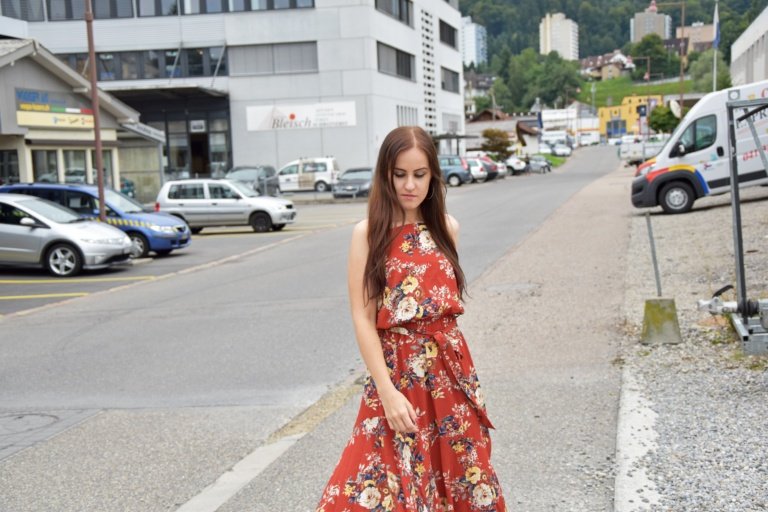 Floral Dress and Summer Vibes