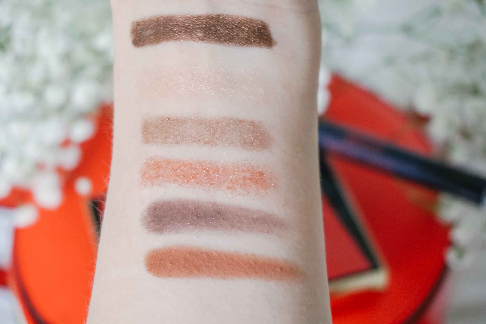 swatches Pure Color Envy Sculpting EyeShadow 5-Color Palette by Violette