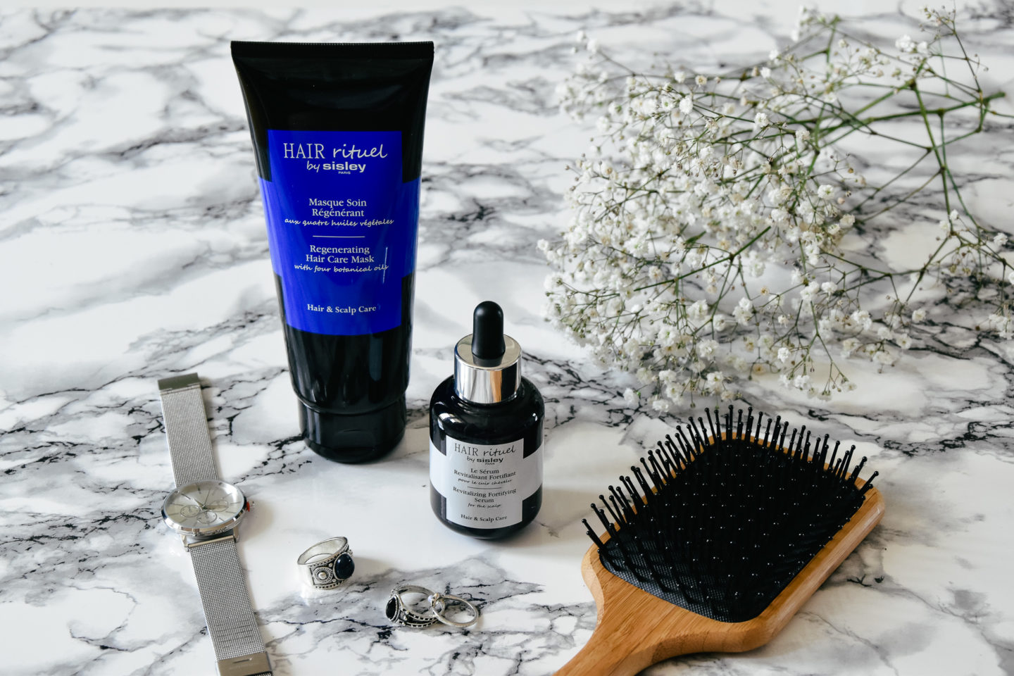 Review Hair rituel by Sisley and the new hair brushes by ebelin The