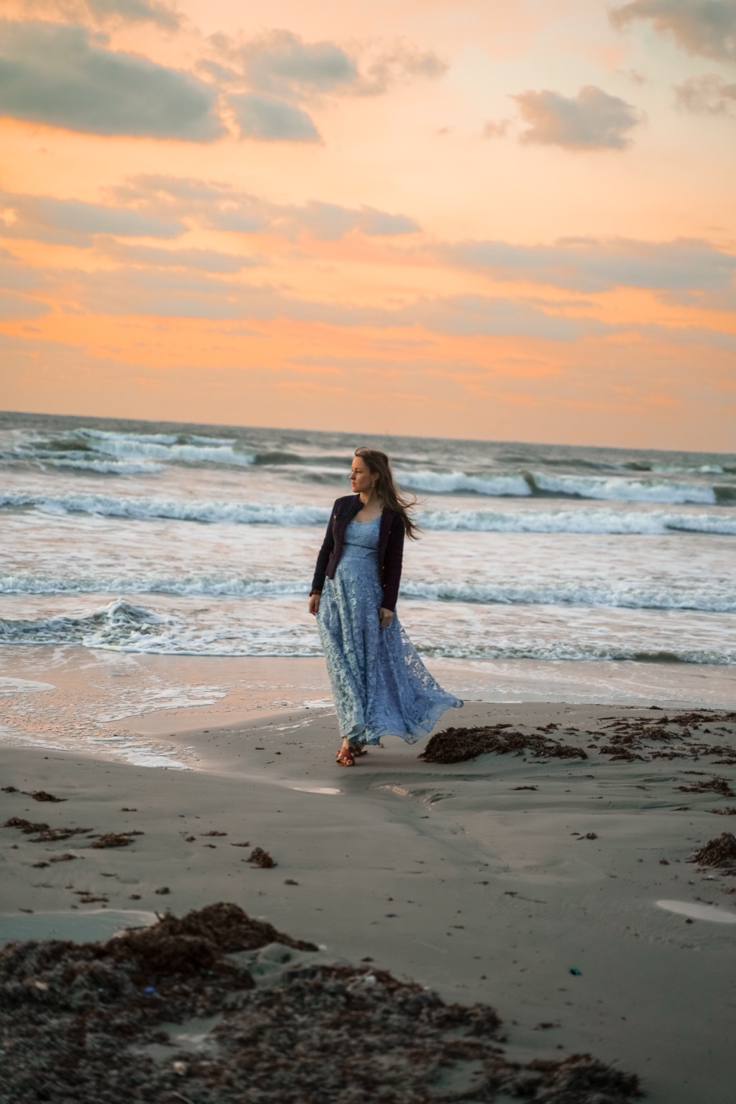 Babymoon am Strand in Texas