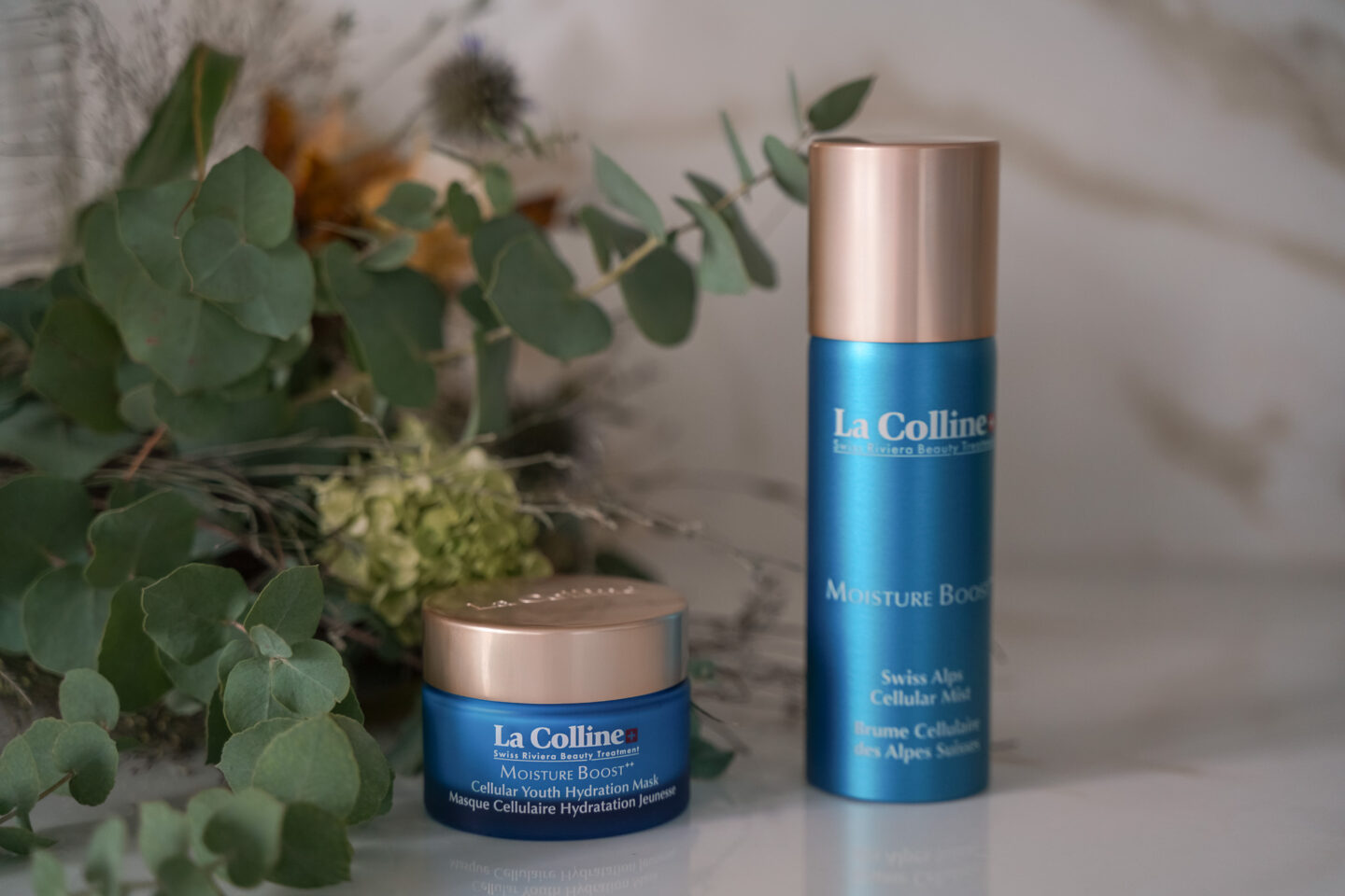 La Colline Moisture Boost Cellular Youth Hydration Mask und Swiss Alps Cellular Mist